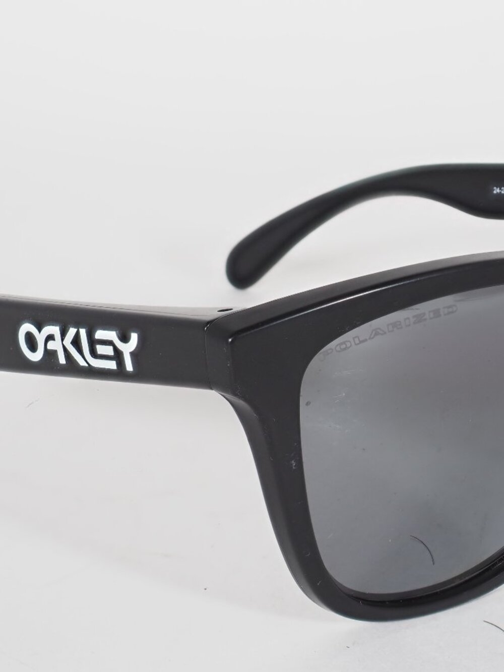 Oakley Frogskins Black Polarized Sunglasses OO9013 Matte Black 55
